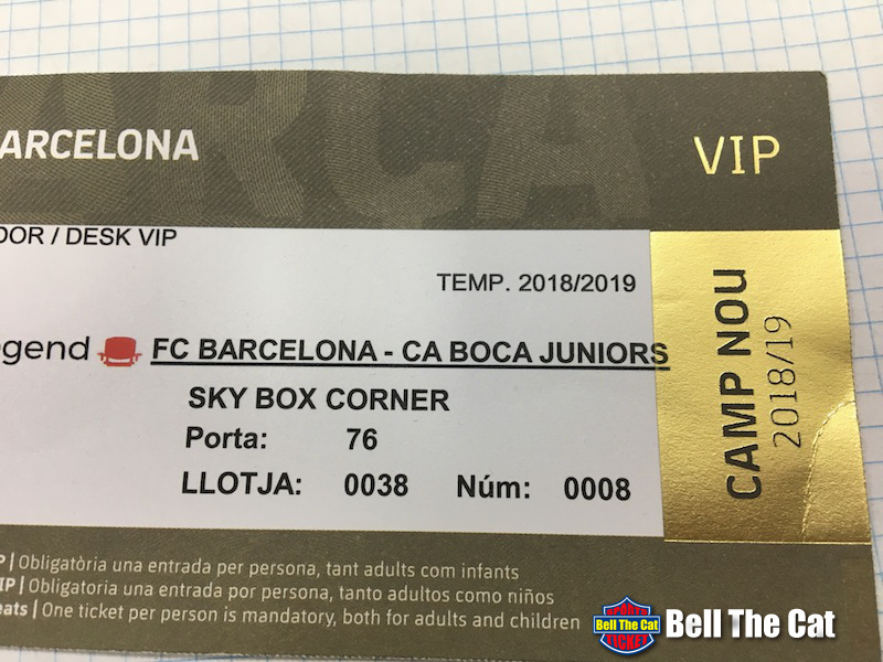 バルセロナVIP SKY BOX