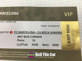 バルセロナVIP SKY BOX